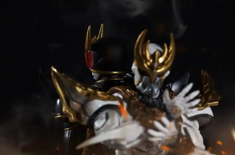 究极黑暗与白色恶魔-(shf可动人偶)究极空我与达古巴|摄影|产品摄影