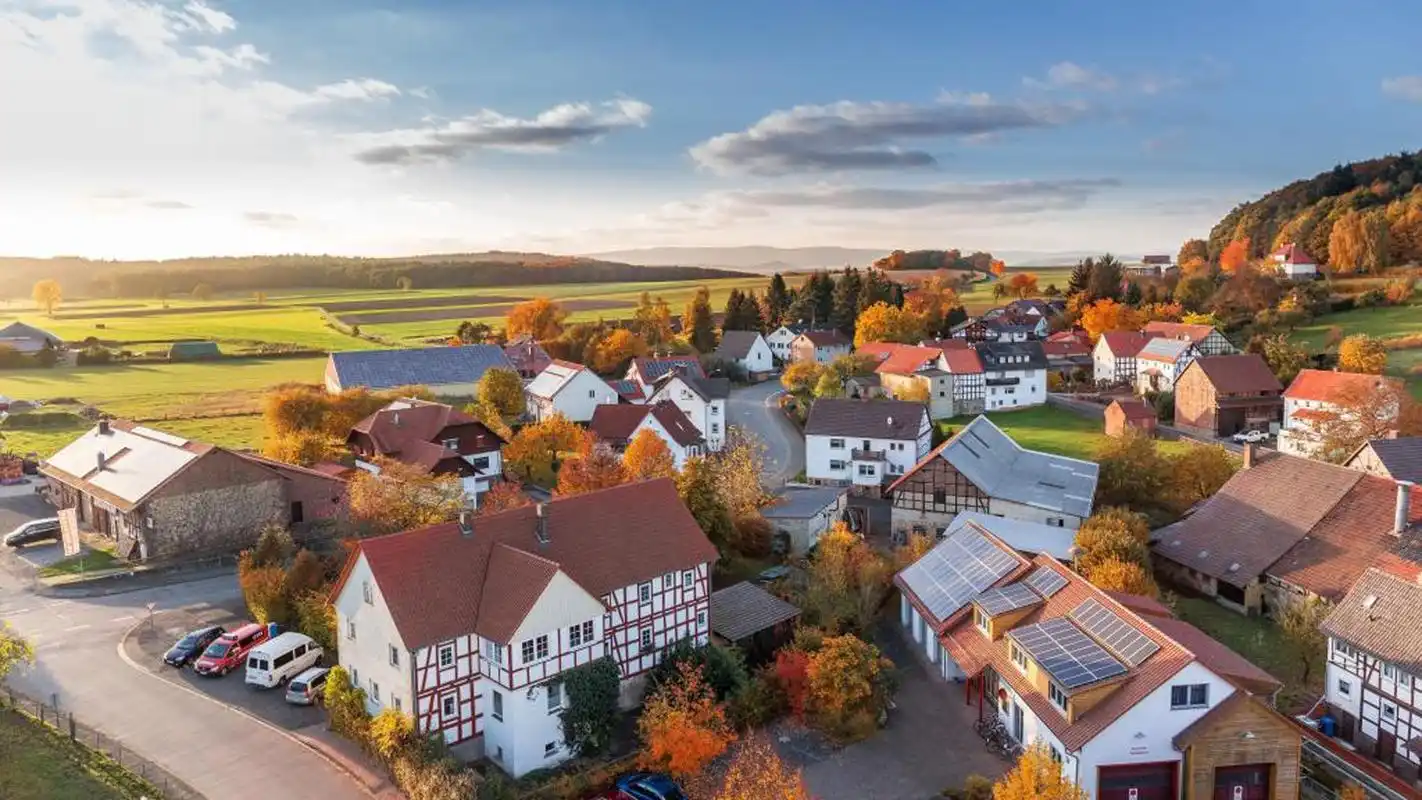 唯美欧洲小镇自然风景,高清图片,电脑桌面-壁纸族