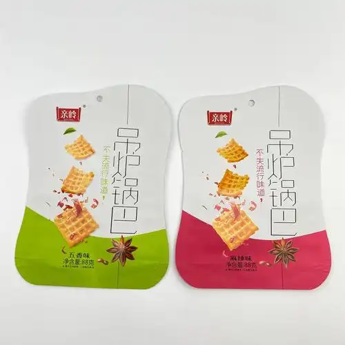 食品包装袋定制自立真空食品塑料袋异型撕口设计真空食品袋包装袋