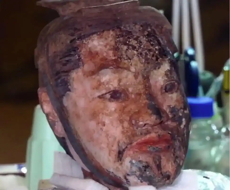 兵马俑刚出土5分钟之内是彩色的.刚出土5分钟内是彩色的,后面 - 抖音