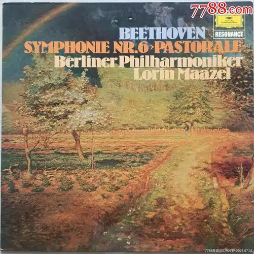 【古典黑胶唱片】贝多芬第六交响曲"田园"柏林爱乐乐团,马泽尔
