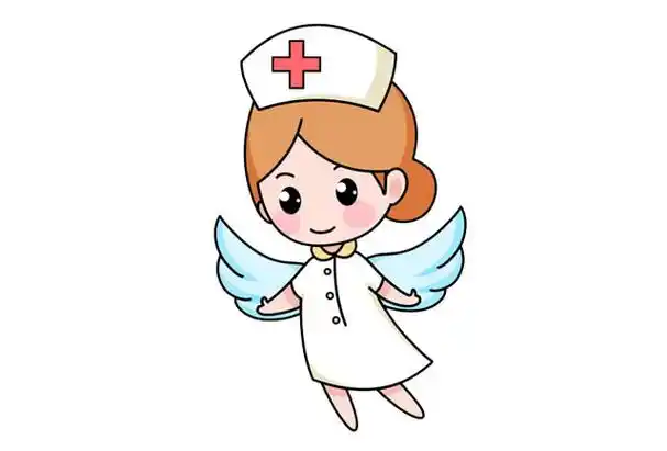 白衣天使画法教程简笔画怎么画步骤教程