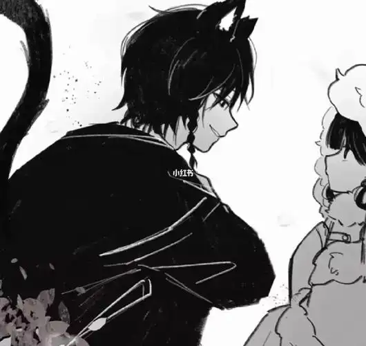 分享一对超好看的黑白情头