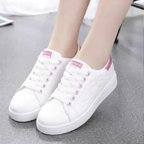 小白鞋女2020新款春季百搭秋冬款韩版女鞋透气平底学生鞋子女2020视频