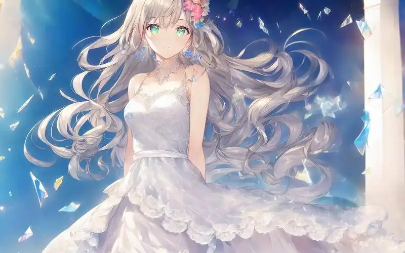 【ai绘画】4k超清 天空之镜 二次元少女 附图包