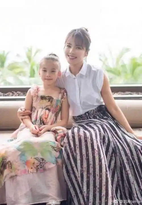 刘涛和大女儿
