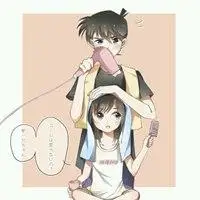 毛利兰柯南情侣头像 毛利兰新一情侣微信头像_微信头像图片大全