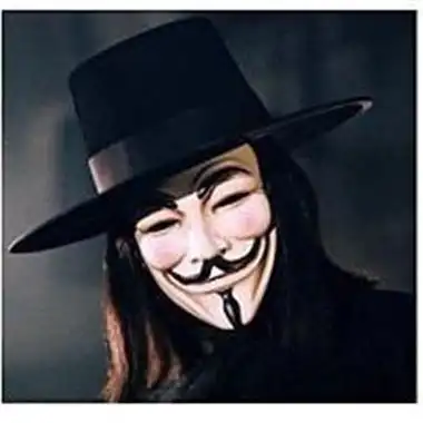 超酷帅气面具男头像