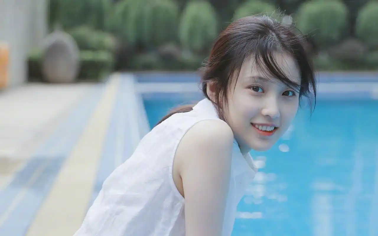 张慧雯夏日小清新高清桌面壁纸