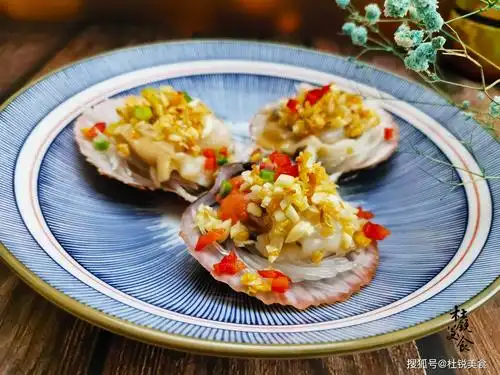 原创蒜蓉粉丝蒸扇贝泡粉丝用热水凉水都不好多加2步粉丝利索不粘