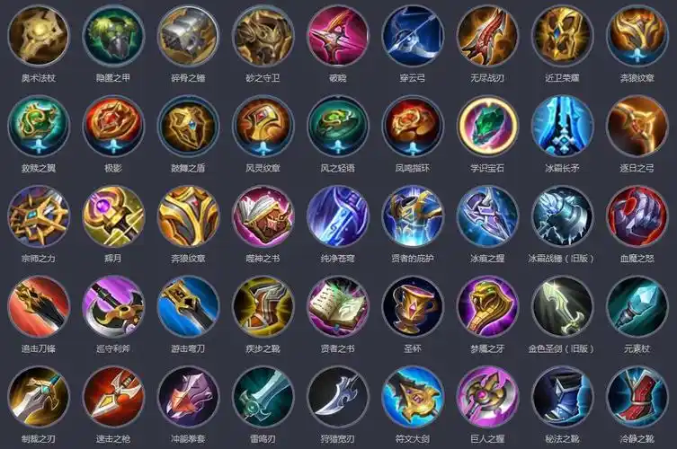 王者荣耀装备大全 王者荣耀所有装备图片