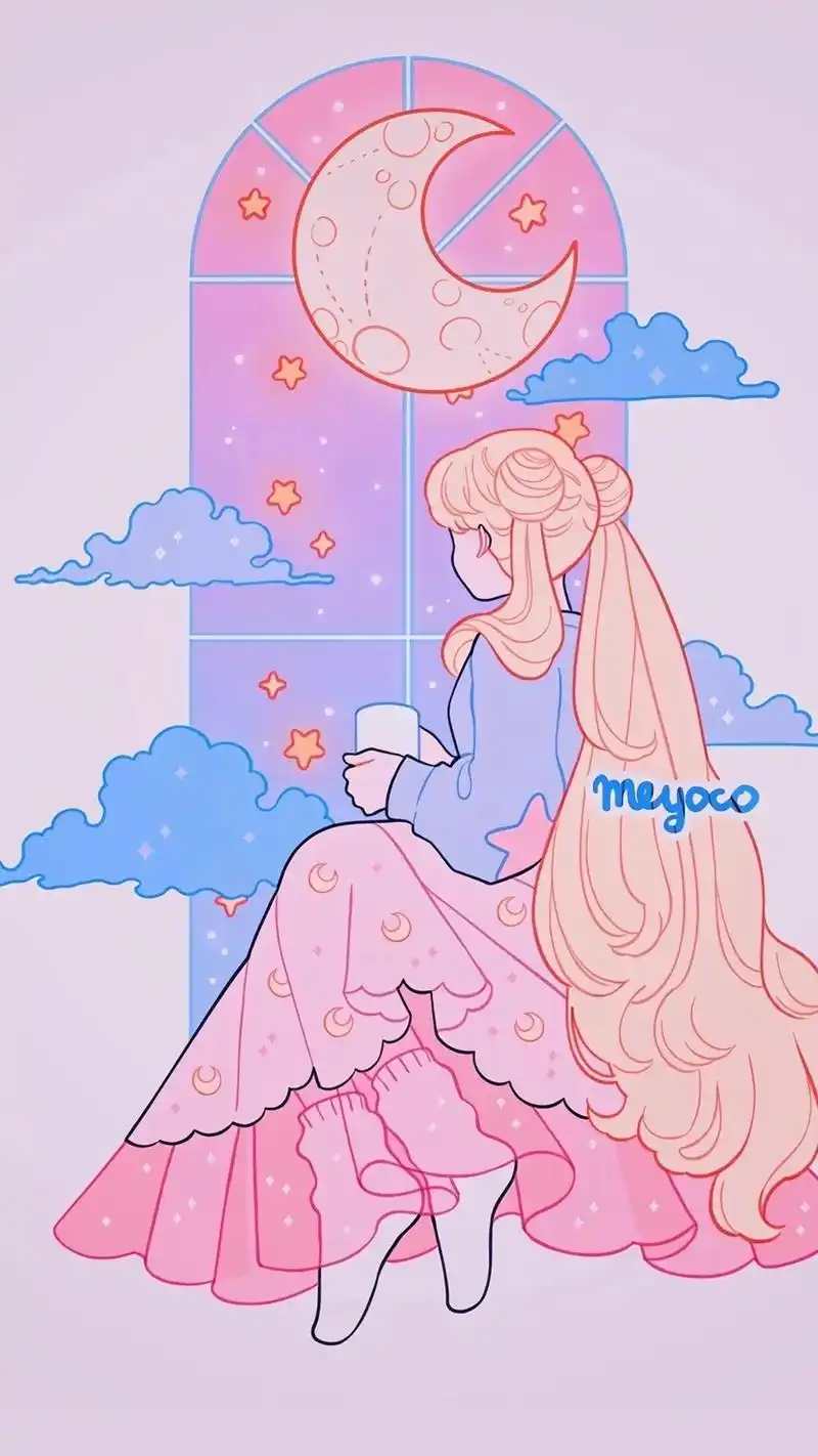 少女心壁纸 美少女战士 - 抖音