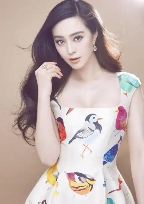 范冰冰漂亮鸟儿裙子,高清图片,手机壁纸