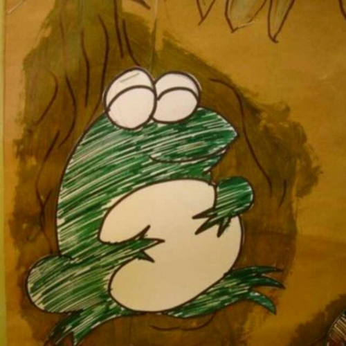 青蛙冬眠简笔画