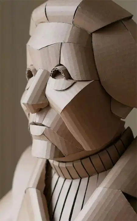 不得不叹服的瓦楞纸艺术品