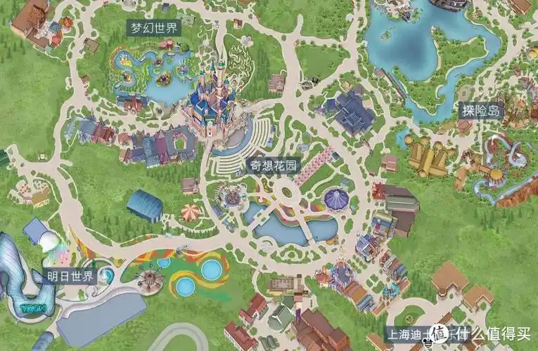 迪士尼地图
