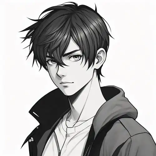 黑白动漫头像🖤️ | 好看可爱男生高冷风