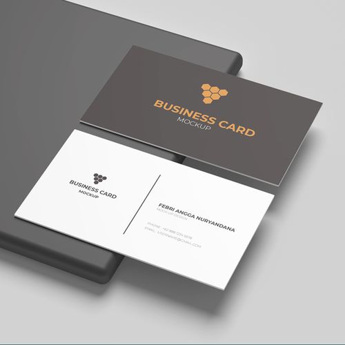 电子版商务名片创意高档设计装修科技个人模板会员卡片广告定制