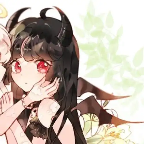 卡通天使恶魔图片头像女生_头像图片_扣扣乐园