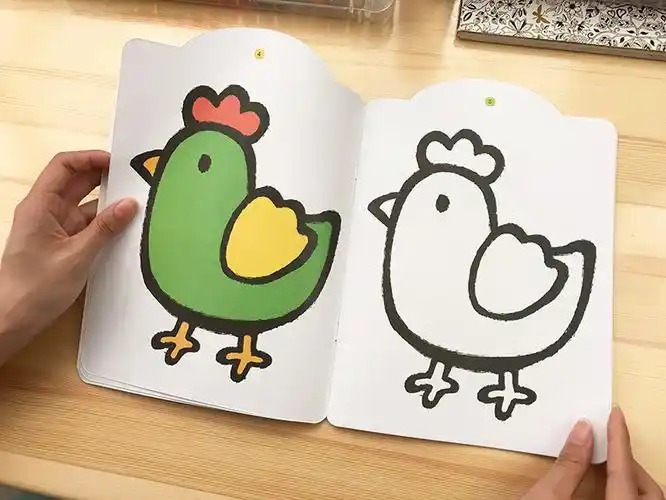 儿童入门画画本0123岁4宝宝幼儿涂色书绘画填色绘本图画册玩具03岁玩