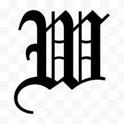 欧式古典风格字母w