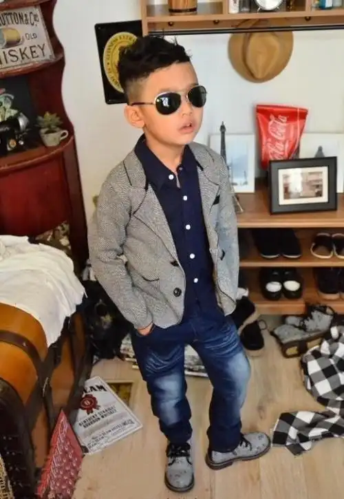 小男孩短发 西瓜头超萌,小男孩图片,发型图片