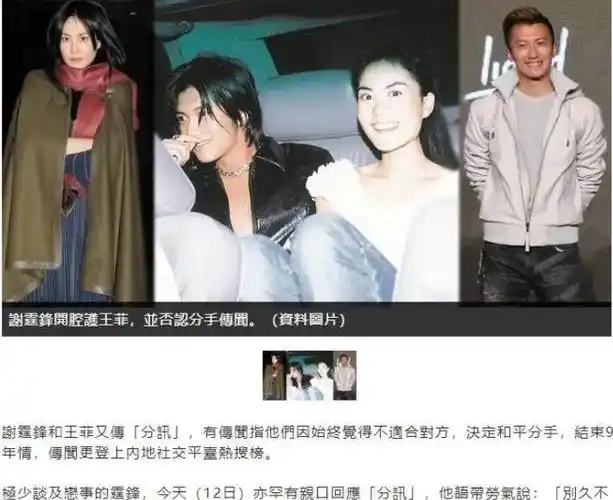 王菲谢霆锋日本回国现身机场,王菲用拳头捶男友撒娇,脖子上大疙瘩引