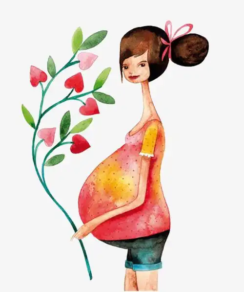 孕妇妈妈怀孕大肚子素材