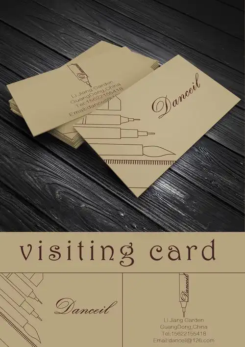 个人名片设计/复古版|平面|其他平面|danceil - 原创作品 - 站酷 (zco