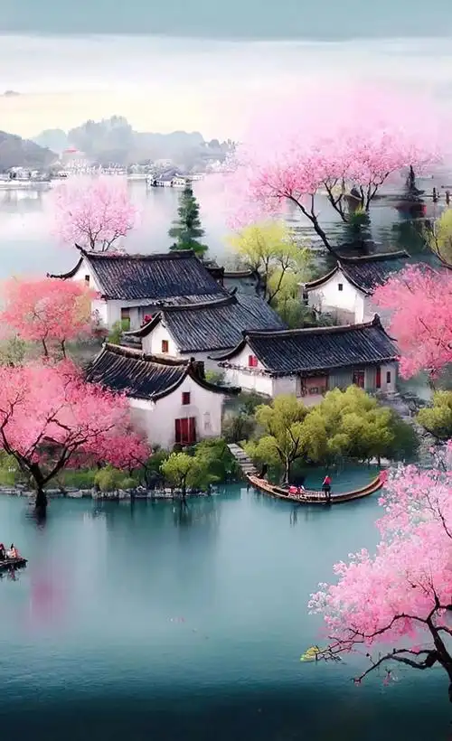 又见江南春色,犹如美景入梦来