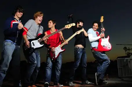 欧美流行摇滚乐队表演