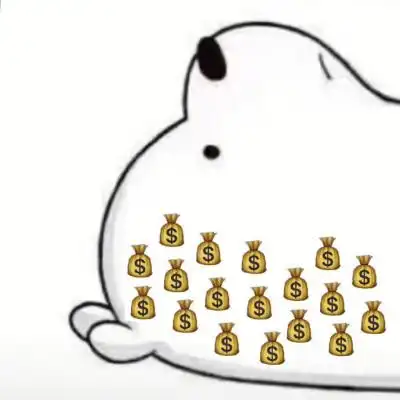 满脑子都是钱 #白熊