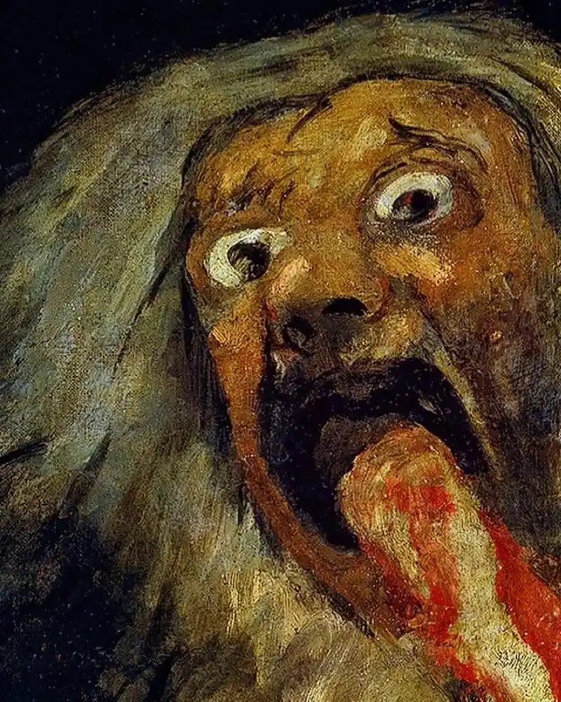《克洛诺斯吞噬儿子》francisco de goya (1 - 抖音