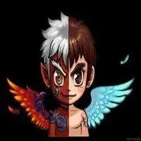 一半天使一半魔鬼头像
