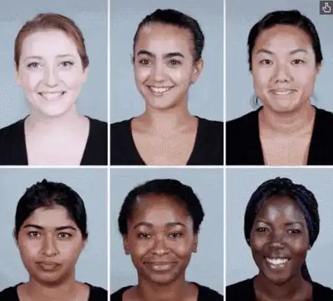 世界上按肤色可分为四种人:白种人,黄种人,黑种人,棕种人1,黄种