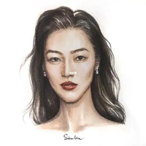 英气柔美一个大表姐小肖像马克笔含步骤