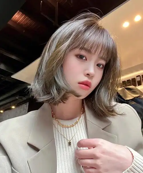 秋季新发色冷茶色高级感十足长沙染发