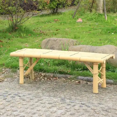 户外竹长凳子阳台实木折叠长凳换鞋公园长椅折叠凳