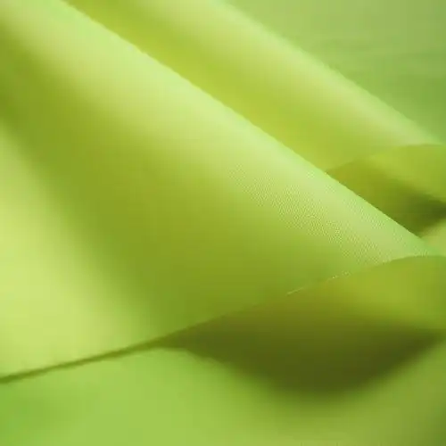 210d 15*19 荧光黄牛津布 pu涂层 沙滩包  箱包面料