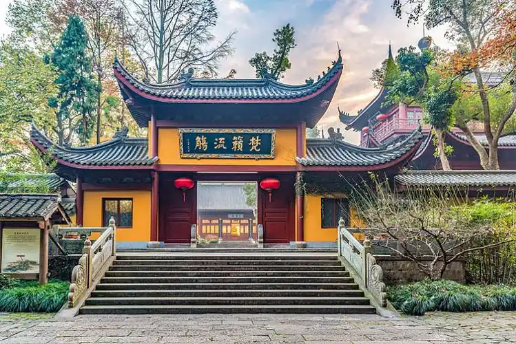 杭州灵隐寺景区焚籁流觞_高清图片_全景视觉