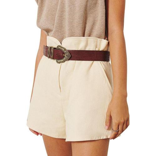 ba&sh女款米白色短裤|joa shorts