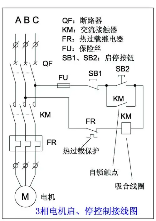 求热过载继电器接线图
