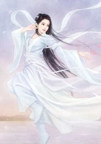 古风# 白衣胜雪,很仙的美女.
