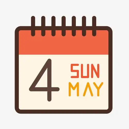 日历卡通矢量素材