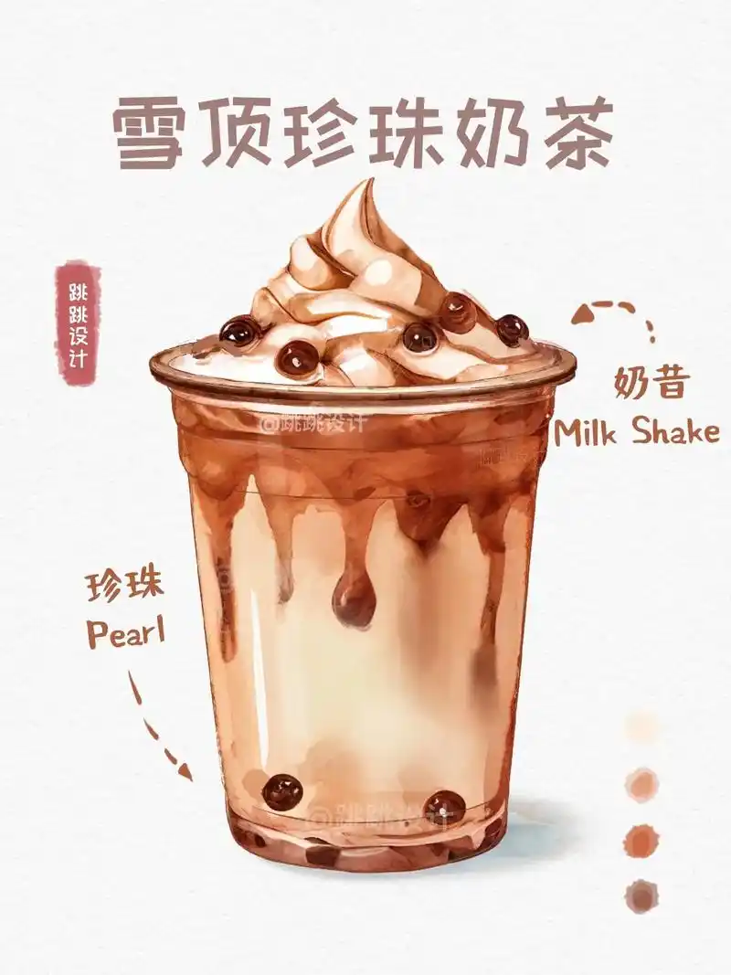 想喝奶茶吗?想喝第几杯?#奶茶手绘 #饮品手绘 #奶茶绘画 - 抖音