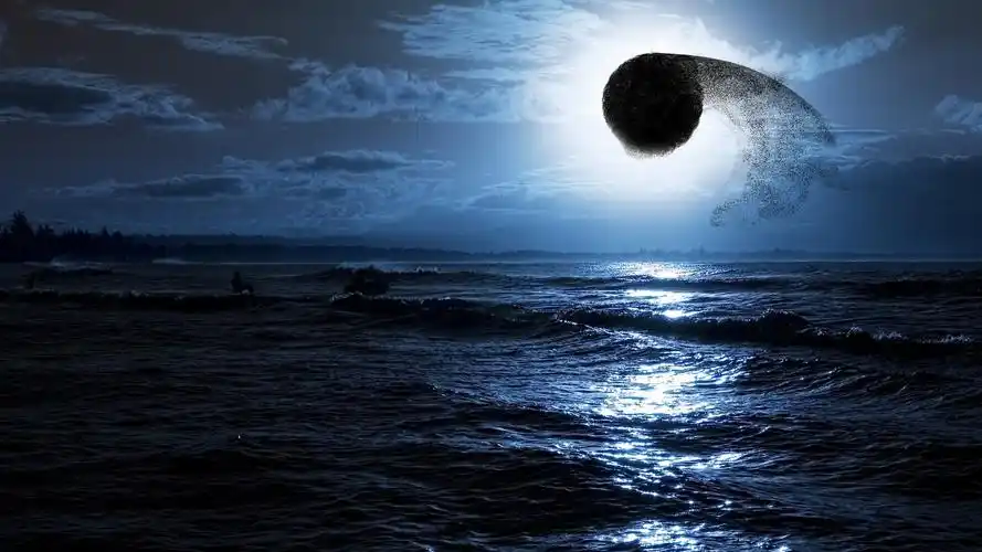 night sky,壁纸,高清壁纸自然,风景,海,娱乐,恐怖,艺术&设计,暗色