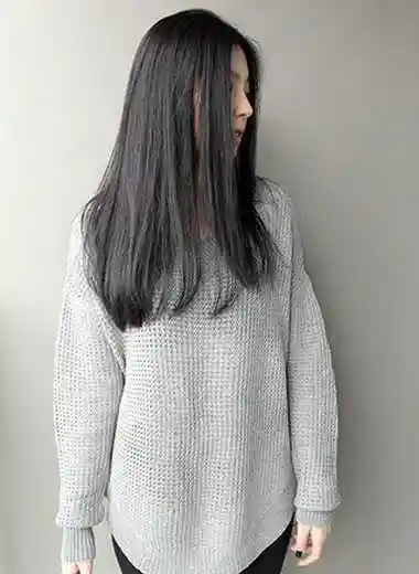 气质女生长直发设计发型森女系发型