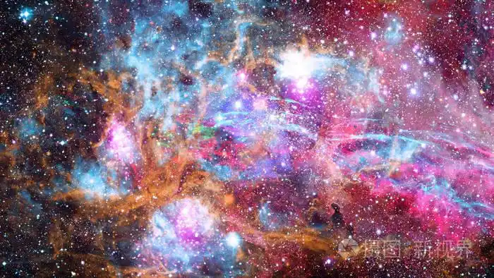 宇宙充满了恒星, 星云和星系.