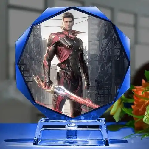 吞噬星空周边手办动漫罗峰定制发光水晶夜灯立牌生日礼物模型摆件2