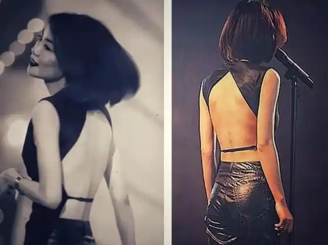 之前有网友质疑王菲"年老",根本不适合代言内衣.